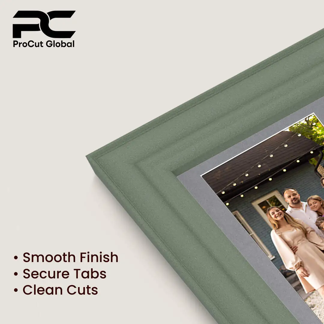20x14" Classic Green Multi Aperture Photo Frame - Fits A4 (x2) Photos | Collage Frame thumbnail 7