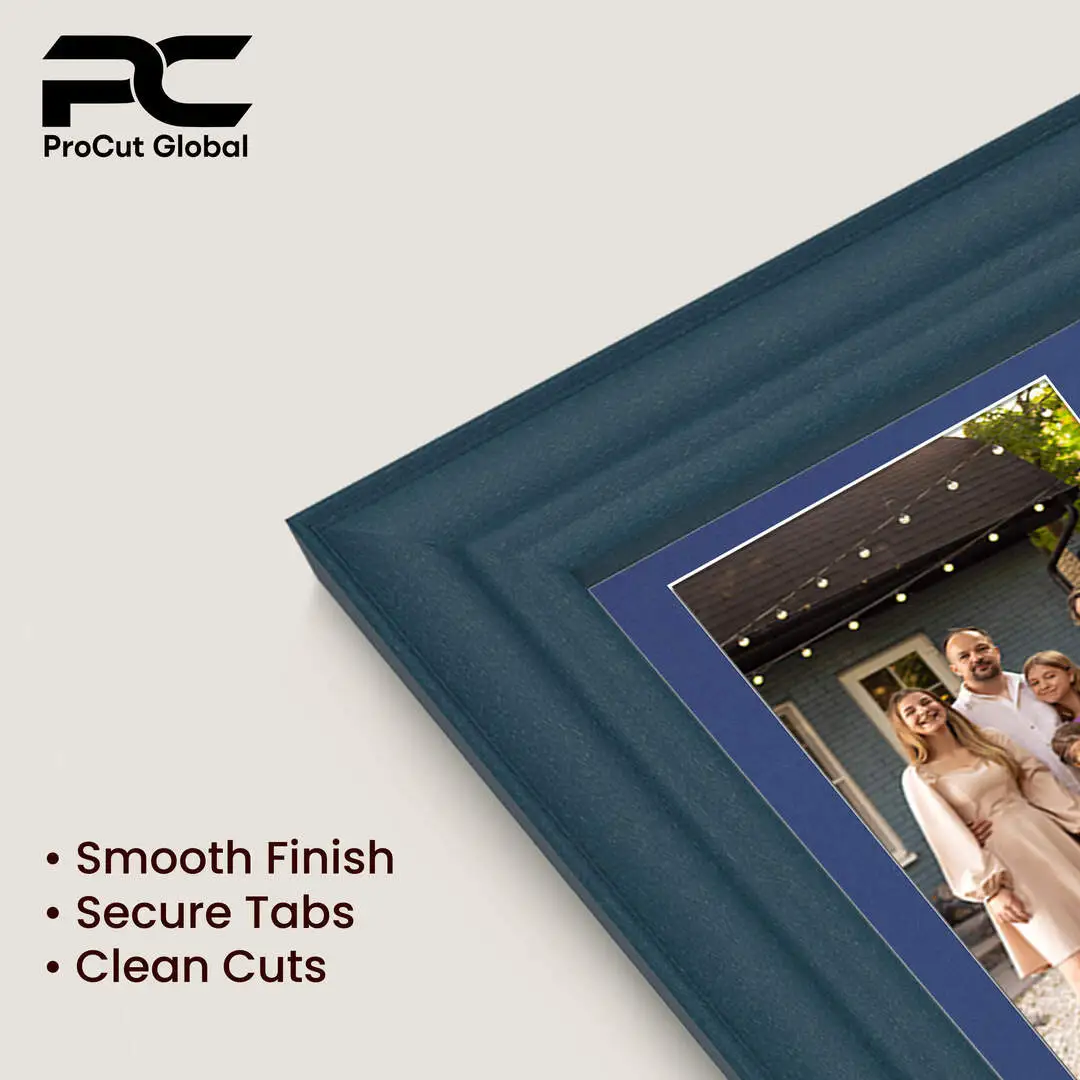 20x14" Classic Navy Blue Multi Aperture Photo Frame - Fits A4 (x2) Photos | Collage Frame thumbnail 7