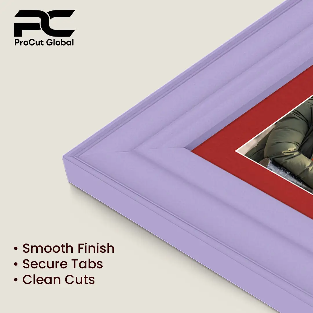 26x8" Purple Classic Multi Aperture Photo Frame - Fits 6x4" (x5) Photos | Collage Frame thumbnail 7