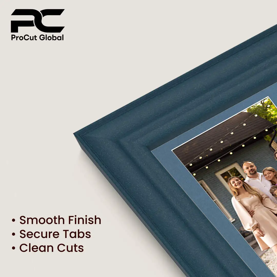 40x20cm Navy Blue Classic Multi Aperture Photo Frame - Fits 6x4" (x3) Photos | Collage Frame thumbnail 7