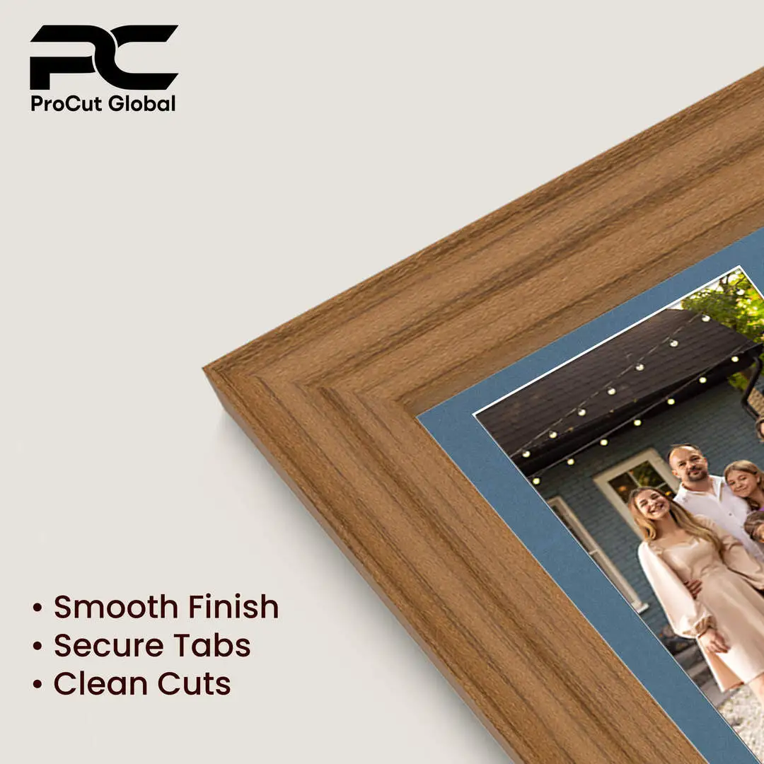 40x20cm Oak Classic Multi Aperture Photo Frame - Fits 6x4" (x3) Photos | Collage Frame thumbnail 7