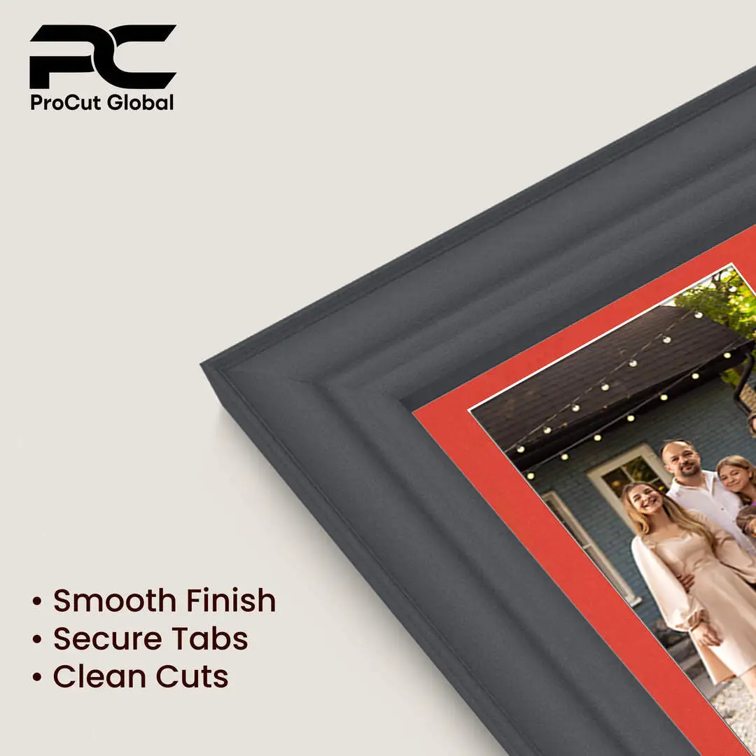 50x20cm Classic Dark Grey Multi Aperture Photo Frame - Fits 6x4" (x4) Photos | Collage Frame thumbnail 7