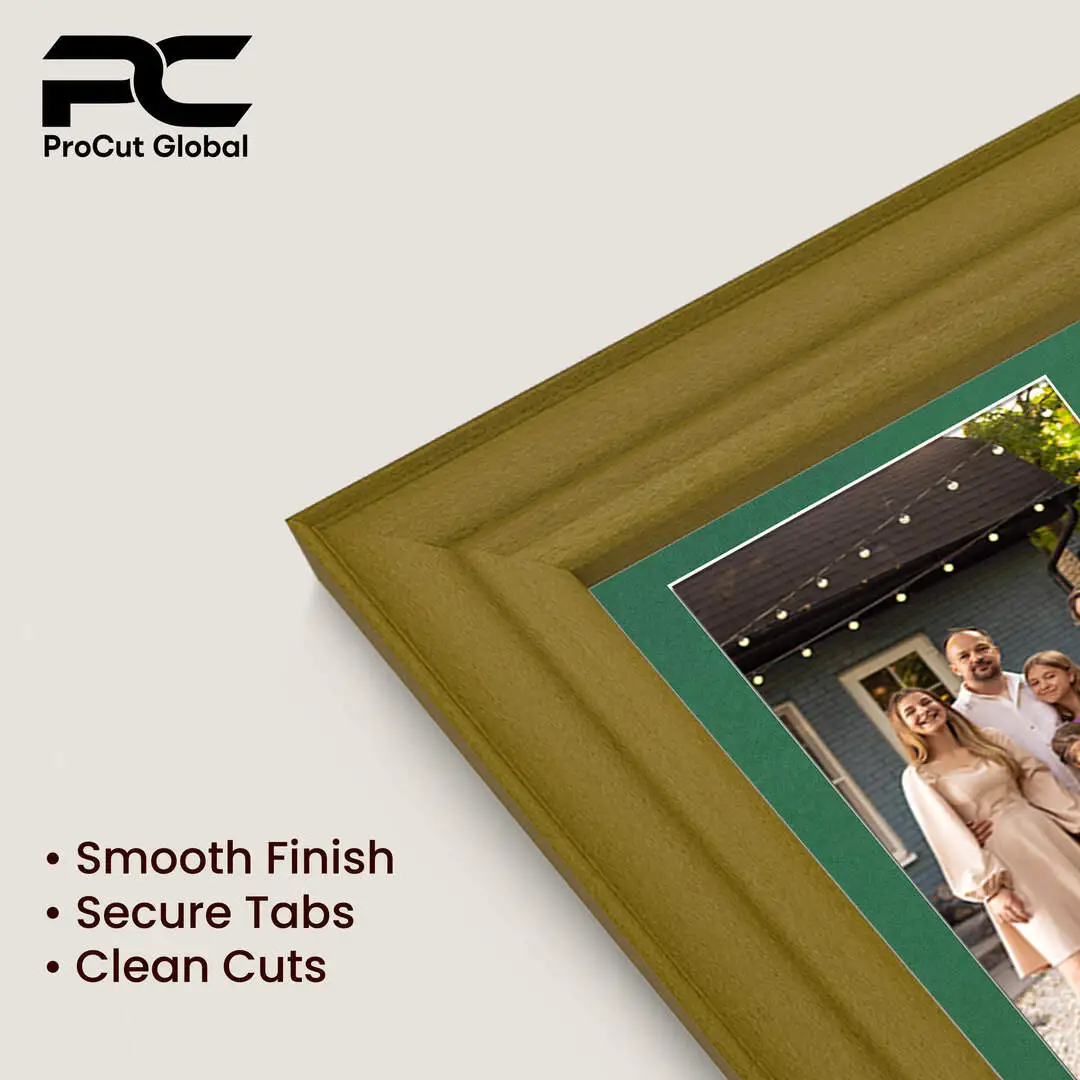 50x20cm Classic Gold Multi Aperture Photo Frame - Fits 6x4" (x4) Photos | Collage Frame thumbnail 7