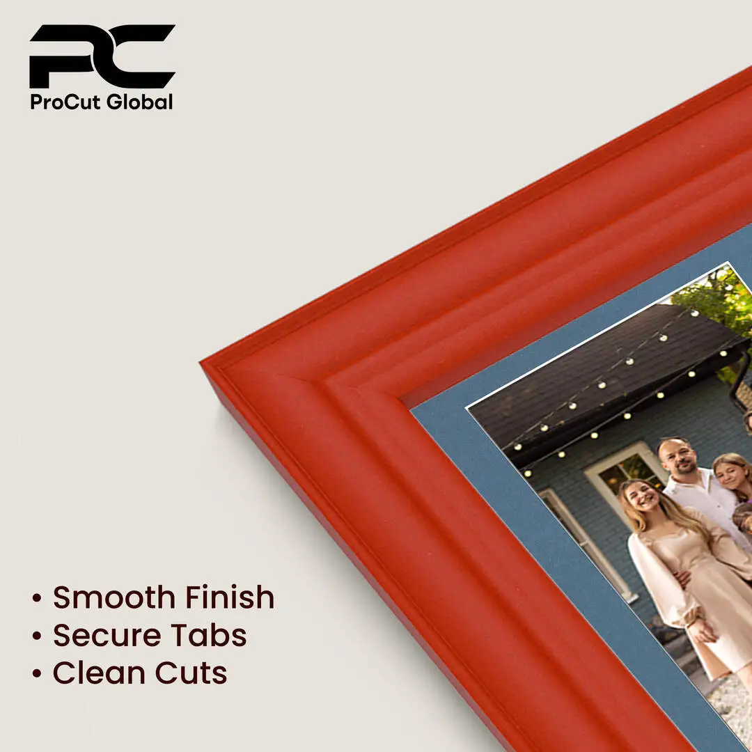 50x20cm Classic Red Multi Aperture Photo Frame - Fits 6x4" (x4) Photos | Collage Frame thumbnail 7
