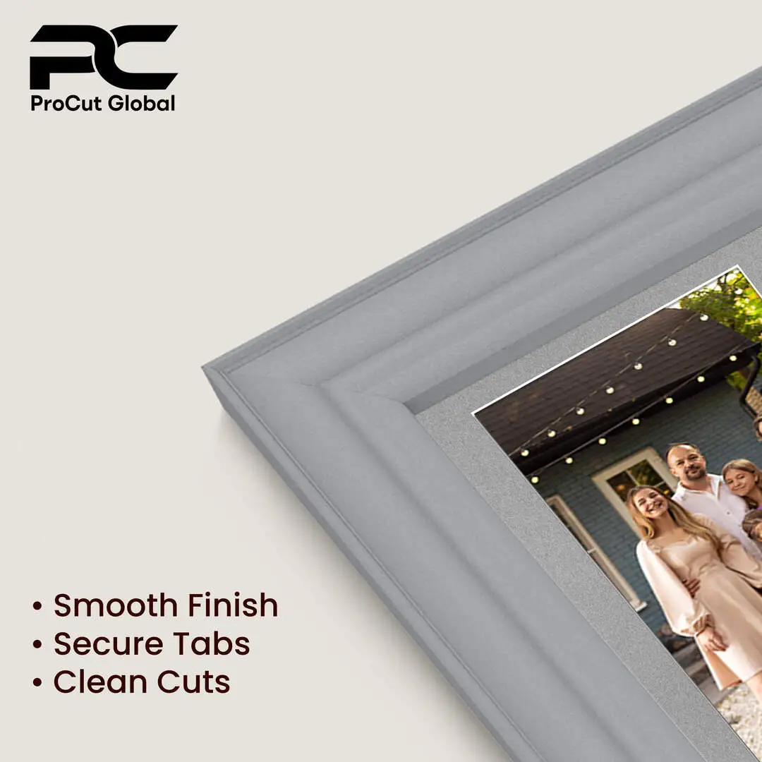 50x20cm Classic Silver Multi Aperture Photo Frame - Fits 6x4" (x4) Photos | Collage Frame thumbnail 7