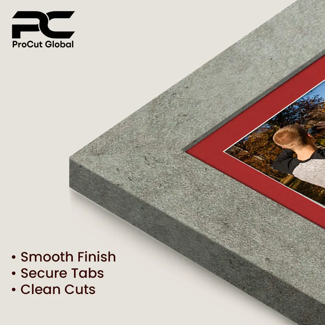 12x12" Modern Grey Marble Multi Aperture Photo Frame - Fits 6x4" (x4) Photos | Collage Frame thumbnail 7