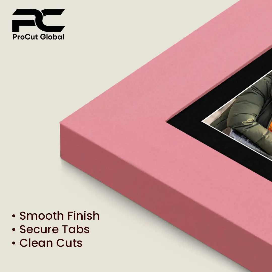 12x12" Modern Pastel Pink Multi Aperture Photo Frame - Fits 6x4" (x4) Photos | Collage Frame thumbnail 7
