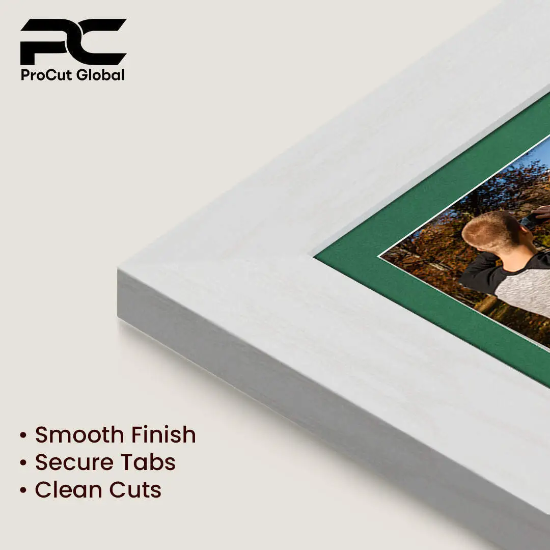 12x12" Ash White Modern Multi Aperture Photo Frame - Fits 6x4" (x4) Photos | Collage Frame thumbnail 7