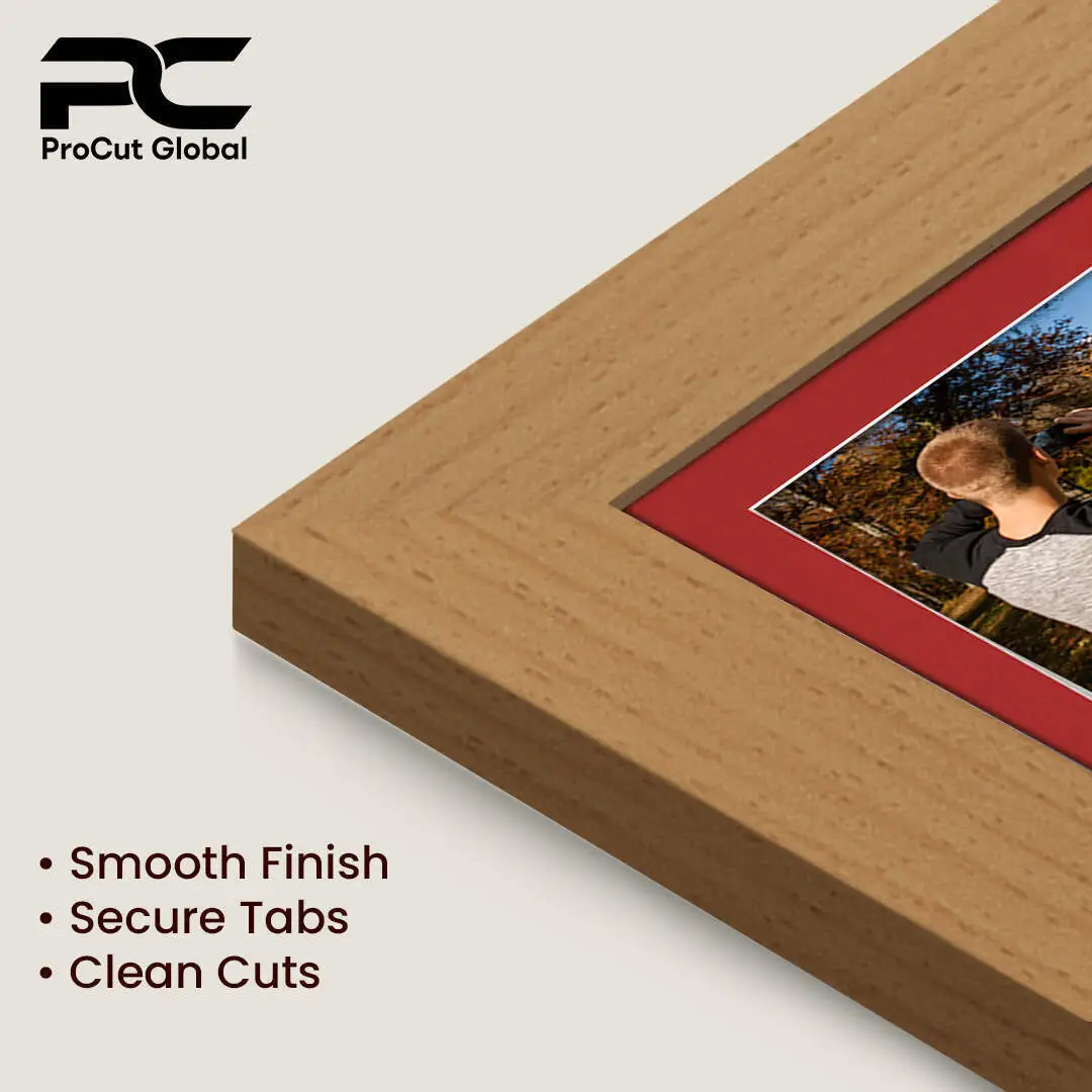 16x8" Country Pine Modern Multi Aperture Photo Frame - Fits 7x5" (x3) Photos | Collage Frame thumbnail 7