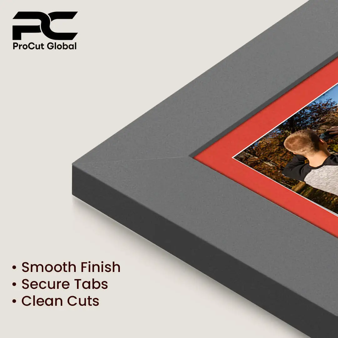 16x8" Dark Grey Modern Multi Aperture Photo Frame - Fits 7x5" (x3) Photos | Collage Frame thumbnail 7