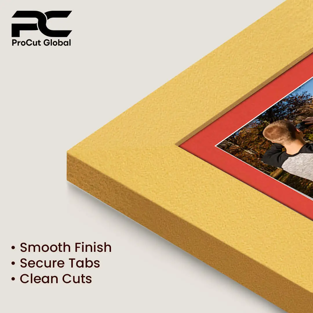 16x8" Modern Gold Multi Aperture Photo Frame - Fits 7x5" (x3) Photos | Collage Frame thumbnail 7