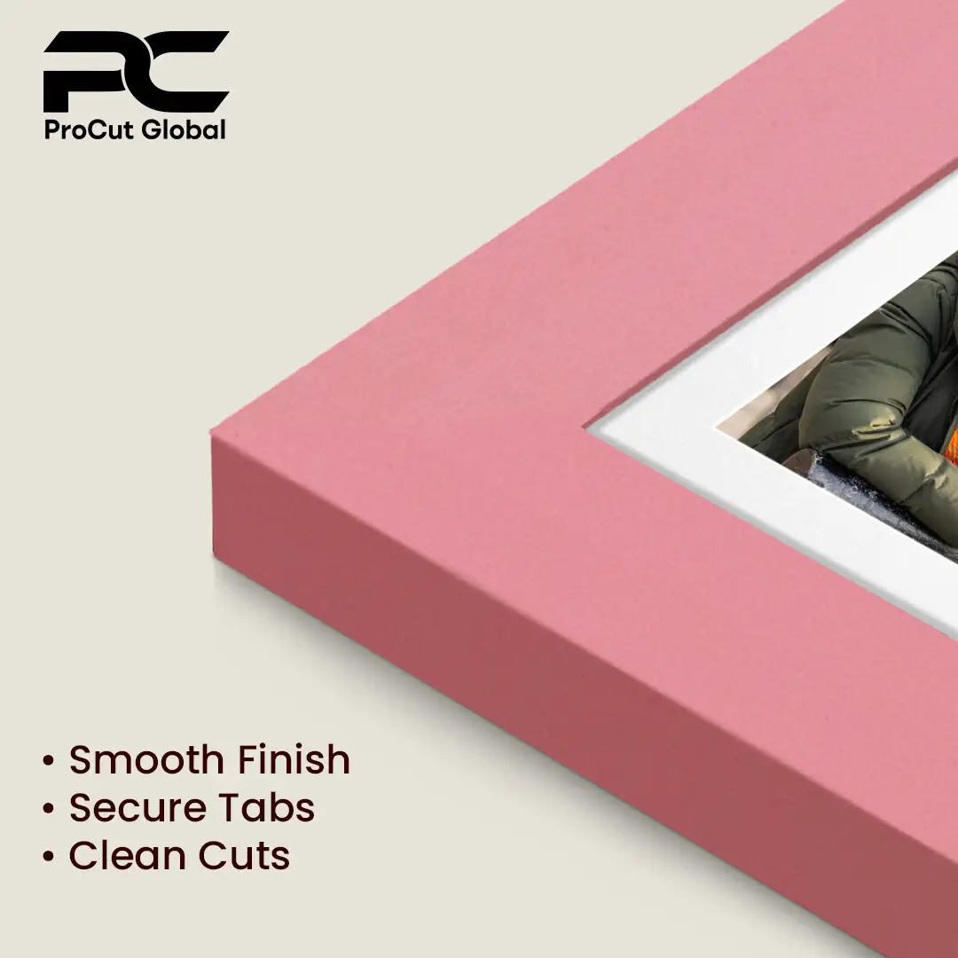 16x8" Pastel Pink Modern Multi Aperture Photo Frame - Fits 7x5" (x3) Photos | Collage Frame thumbnail 7