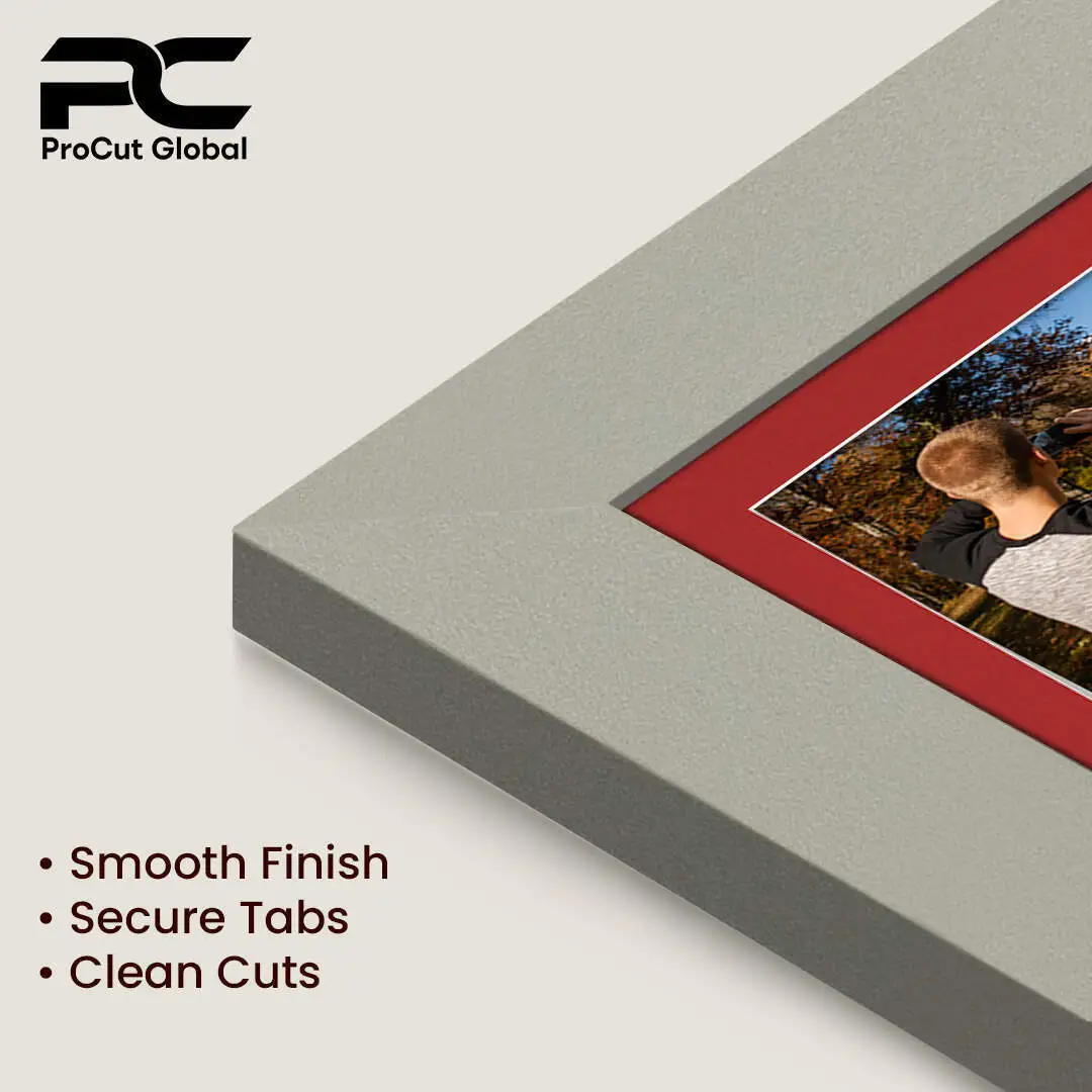 20x14" Modern Light Grey Multi Aperture Photo Frame - Fits A4 (x2) Photos | Collage Frame thumbnail 7