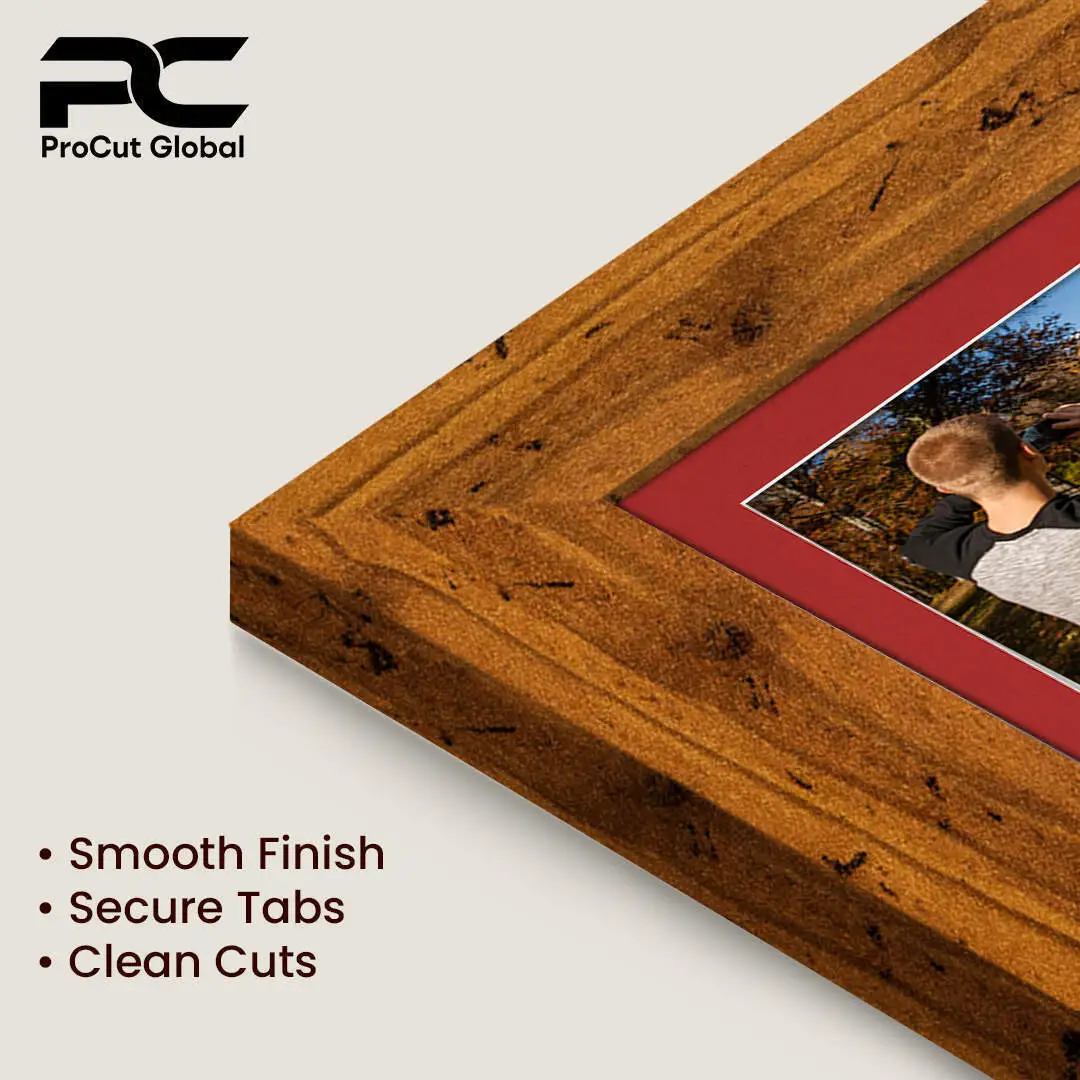 20x14" Modern Rustic Oak Multi Aperture Photo Frame - Fits A4 (x2) Photos | Collage Frame thumbnail 7