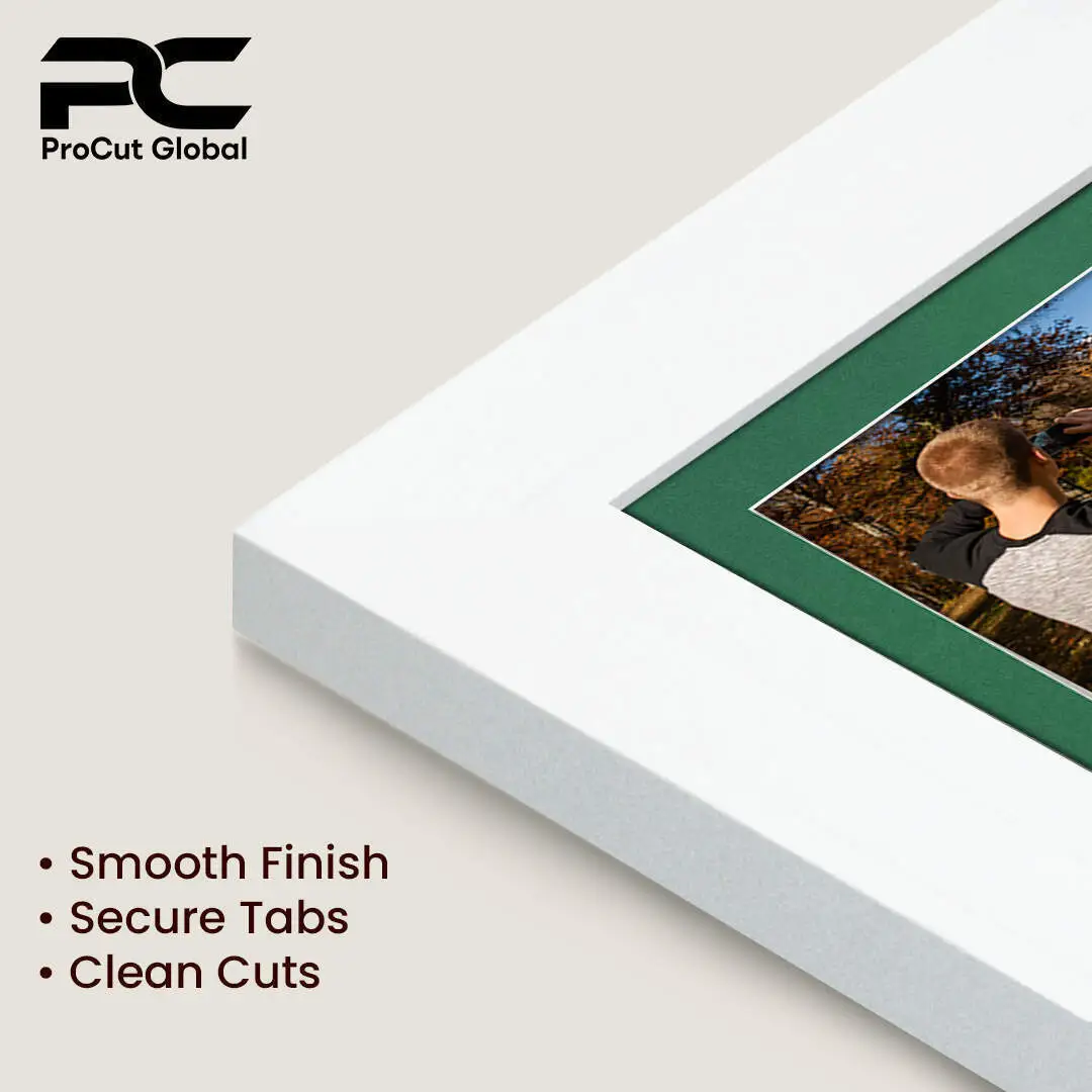 20x14" Modern White Multi Aperture Photo Frame - Fits A4 (x2) Photos | Collage Frame thumbnail 7