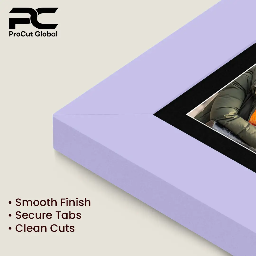 26x8" Modern Purple Multi Aperture Photo Frame - Fits 6x4" (x5) Photos | Collage Frame thumbnail 7