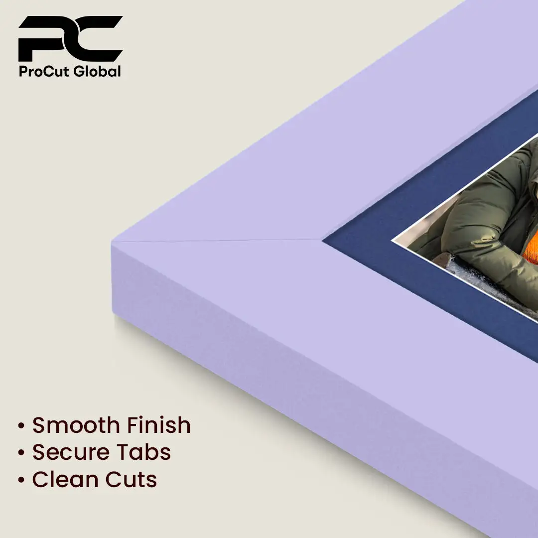26x8" Modern Purple Multi Aperture Photo Frame - Fits 6x4" (x5) Photos | Collage Frame thumbnail 7