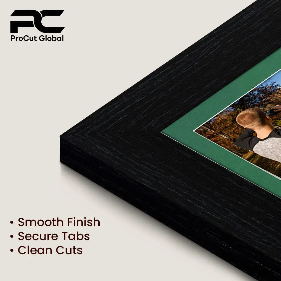 40x20cm Modern Black Multi Aperture Photo Frame - Fits 6x4" (x3) Photos | Collage Frame thumbnail 7