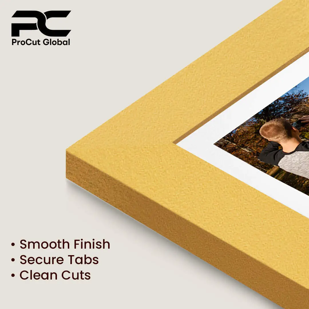 40x20cm Gold Modern Multi Aperture Photo Frame - Fits 6x4" (x3) Photos | Collage Frame thumbnail 7