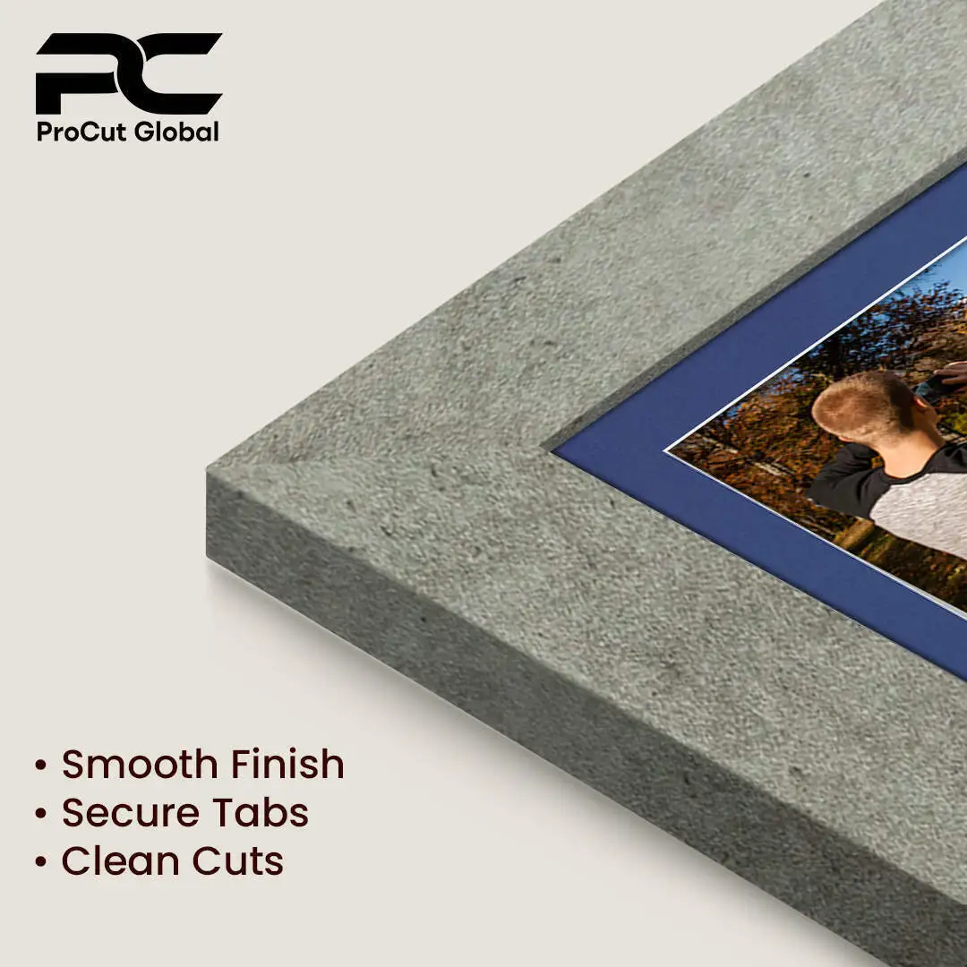 40x20cm Modern Grey Marble Multi Aperture Photo Frame - Fits 6x4" (x3) Photos | Collage Frame thumbnail 7