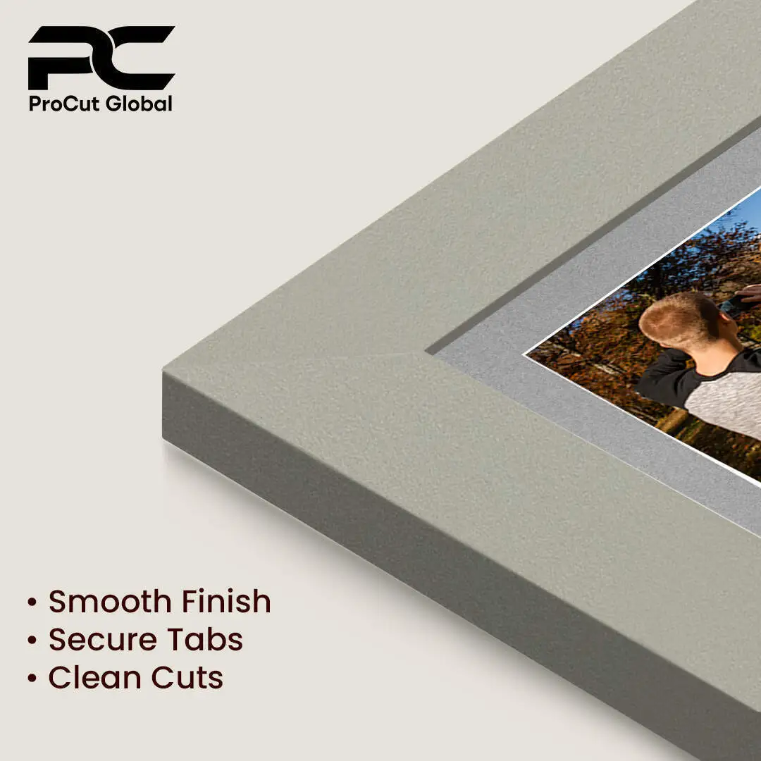 40x20cm Light Grey Modern Multi Aperture Photo Frame - Fits 6x4" (x3) Photos | Collage Frame thumbnail 7