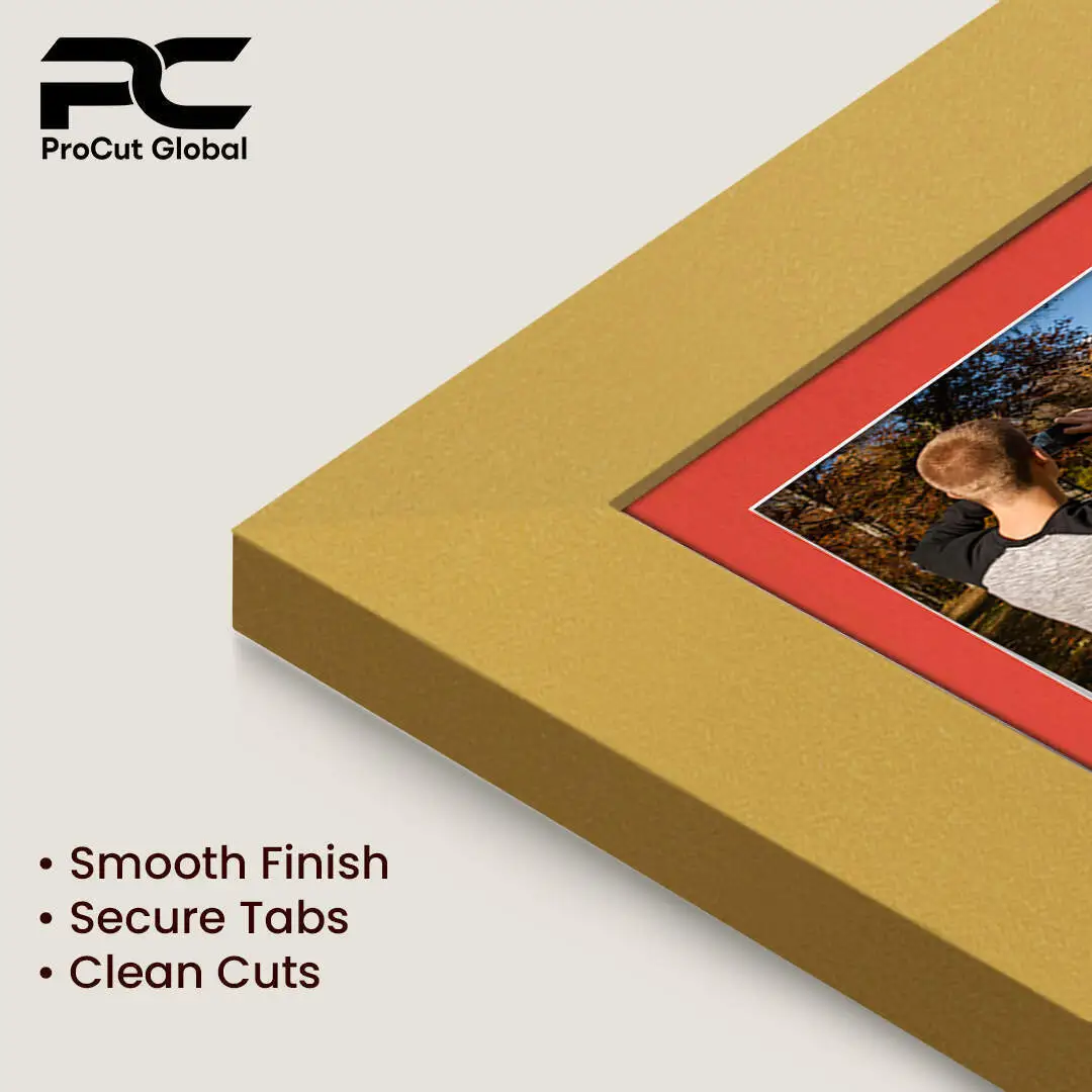 40x20cm Mustard Yellow Modern Multi Aperture Photo Frame - Fits 6x4" (x3) Photos | Collage Frame thumbnail 7