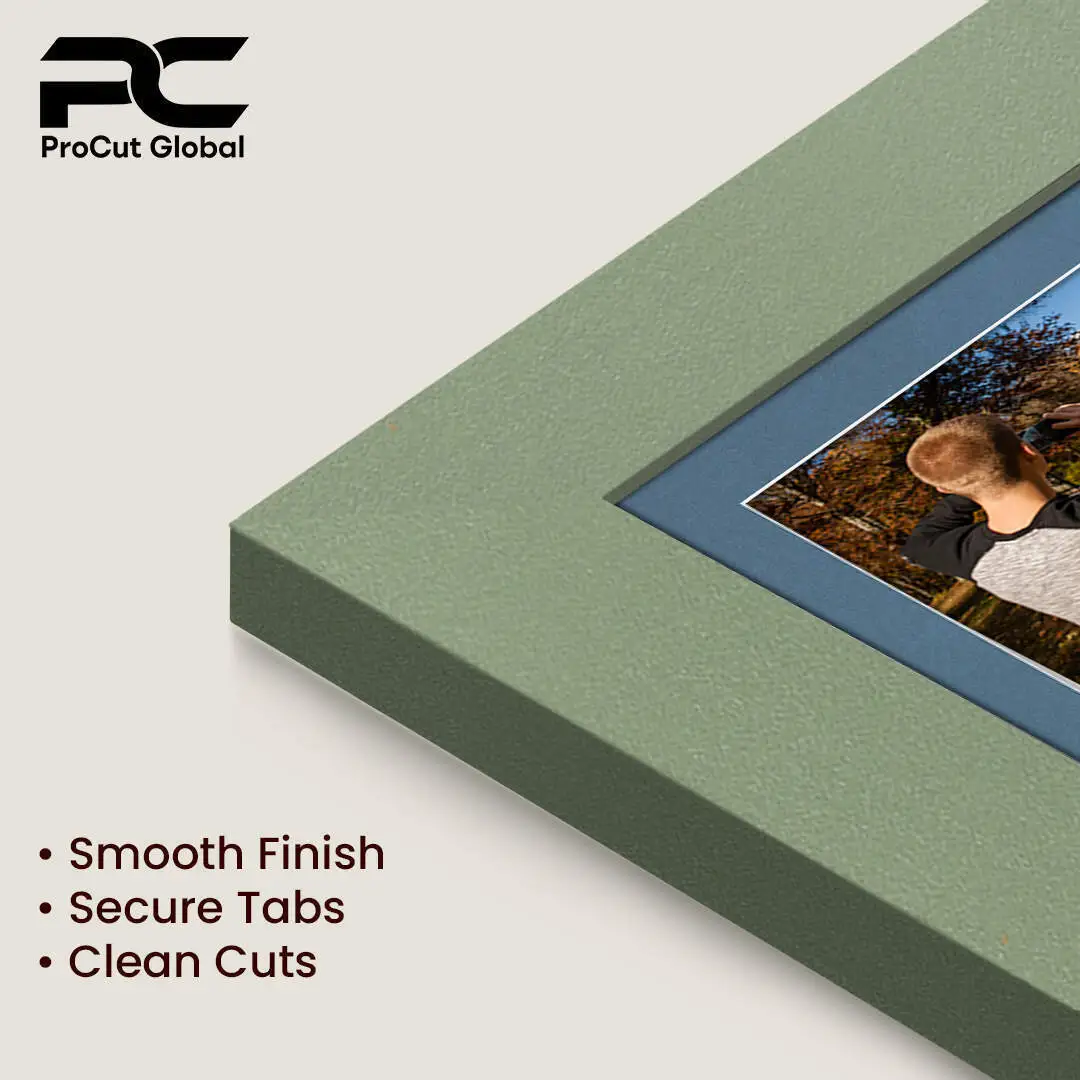 50x20cm Modern Green Multi Aperture Photo Frame - Fits 6x4" (x4) Photos | Collage Frame thumbnail 7