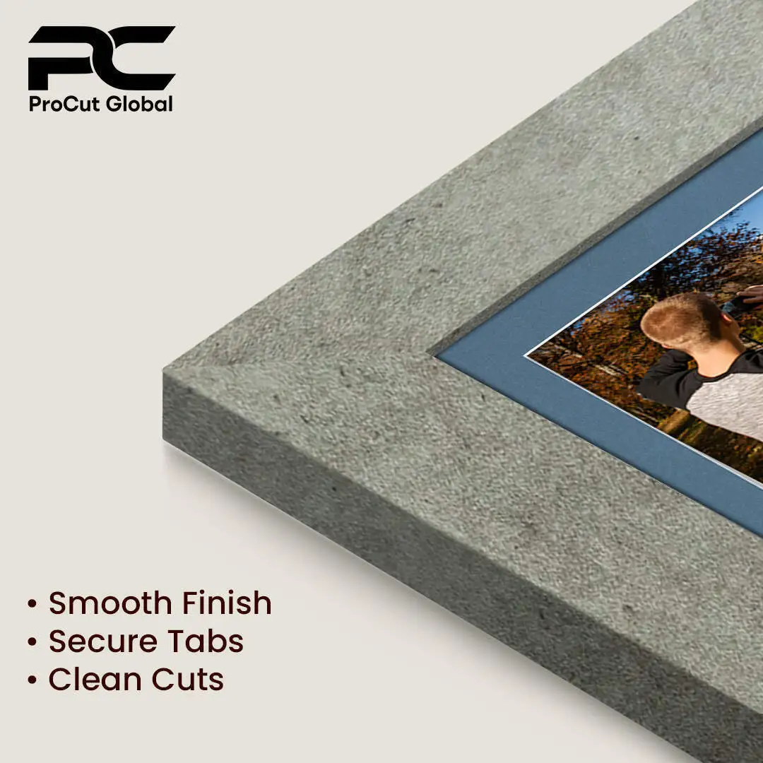 50x20cm Grey Marble Modern Multi Aperture Photo Frame - Fits 6x4" (x4) Photos | Collage Frame thumbnail 7