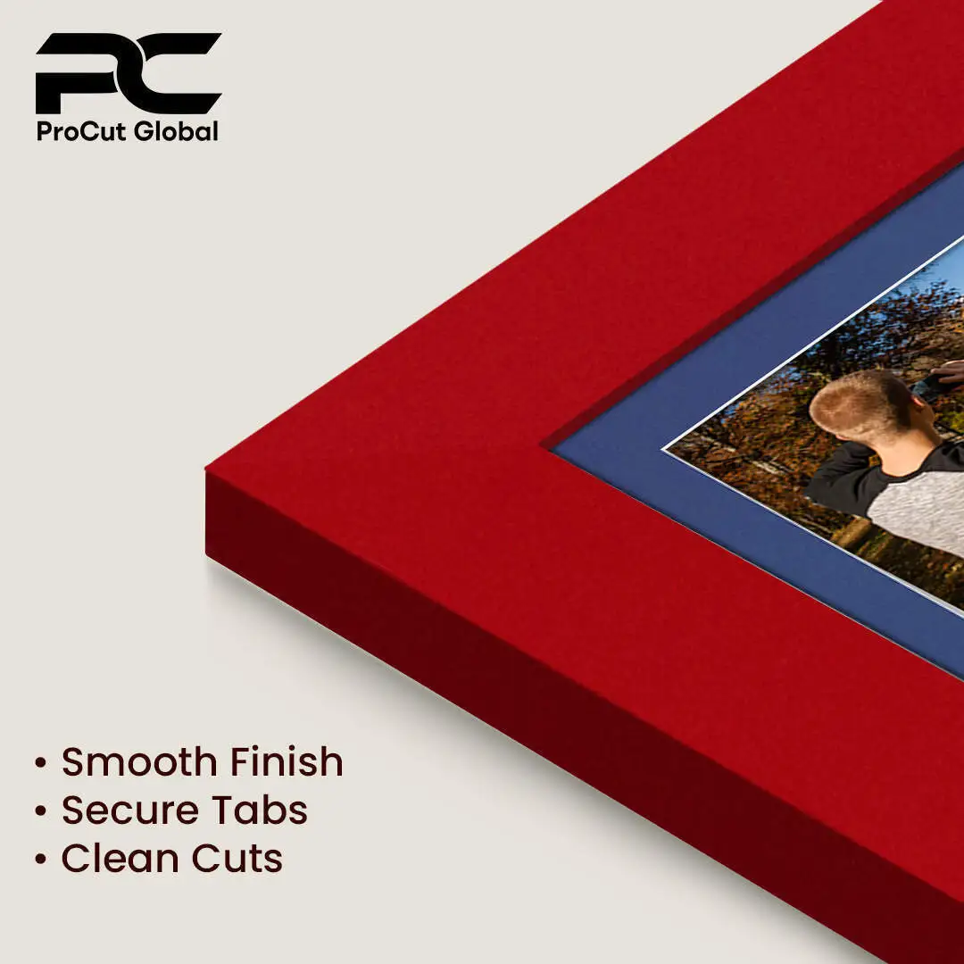 50x20cm Red Modern Multi Aperture Photo Frame - Fits 6x4" (x4) Photos | Collage Frame thumbnail 7