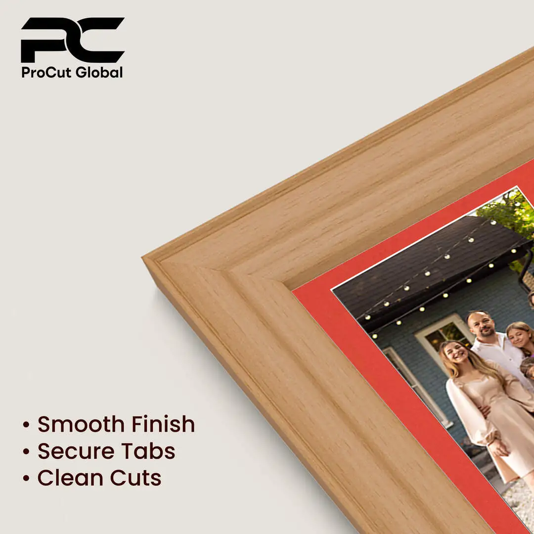 20x16" Country Pine Classic Multi Aperture Photo Frame - Fits 7x5" (x2) & 6x4" (x7) Photos | Collage Frame thumbnail 7