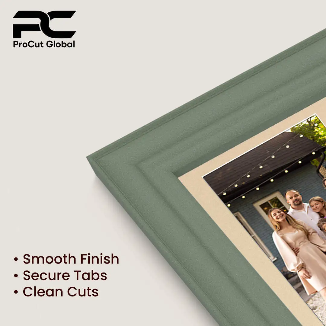 20x16" Green Classic Multi Aperture Photo Frame - Fits 7x5" (x2) & 6x4" (x7) Photos | Collage Frame thumbnail 7