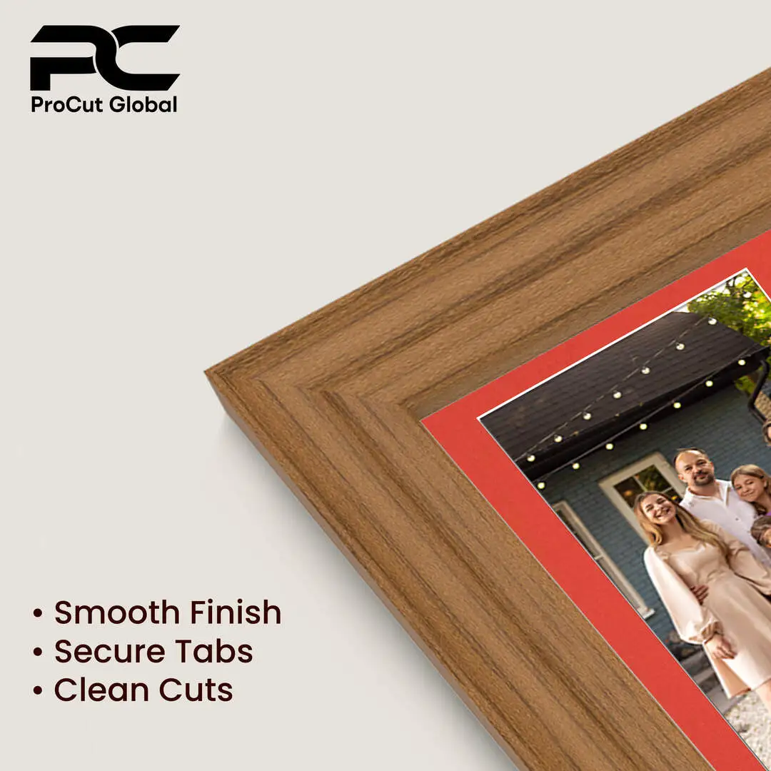 20x16" Oak Classic Multi Aperture Photo Frame - Fits 7x5" (x2) & 6x4" (x7) Photos | Collage Frame thumbnail 7