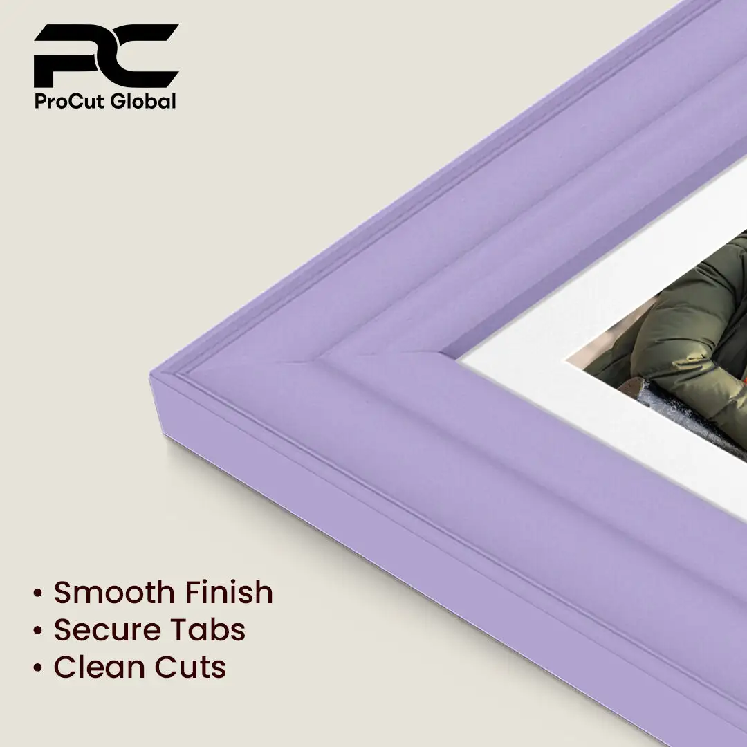 20x16" Classic Purple Multi Aperture Photo Frame - Fits 7x5" (x2) & 6x4" (x7) Photos | Collage Frame thumbnail 7