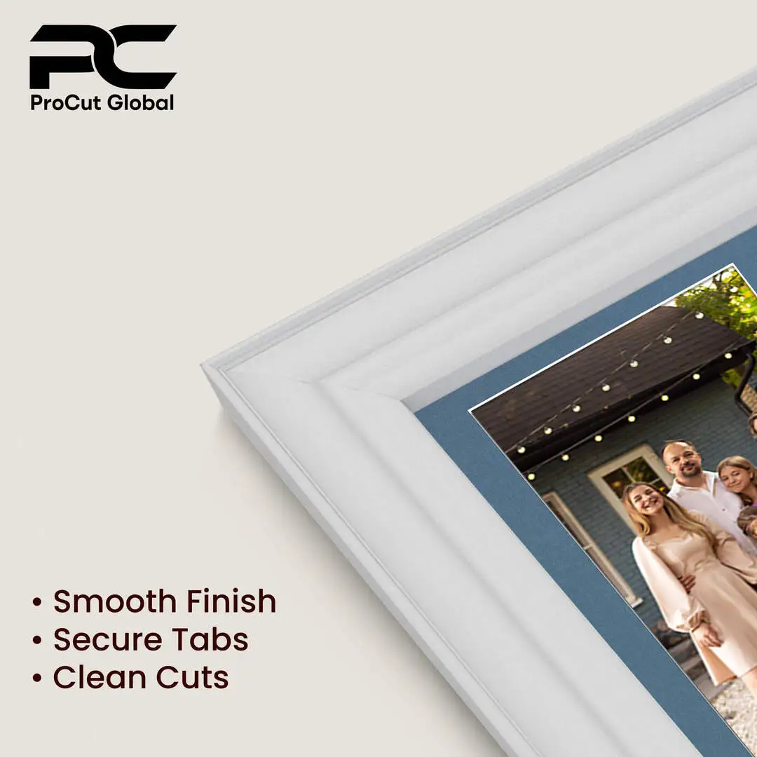 80x70cm White Classic Multi Aperture Photo Frame - Fits 6x4" (x18) & 4x4" (x2) Photos | Collage Frame thumbnail 7