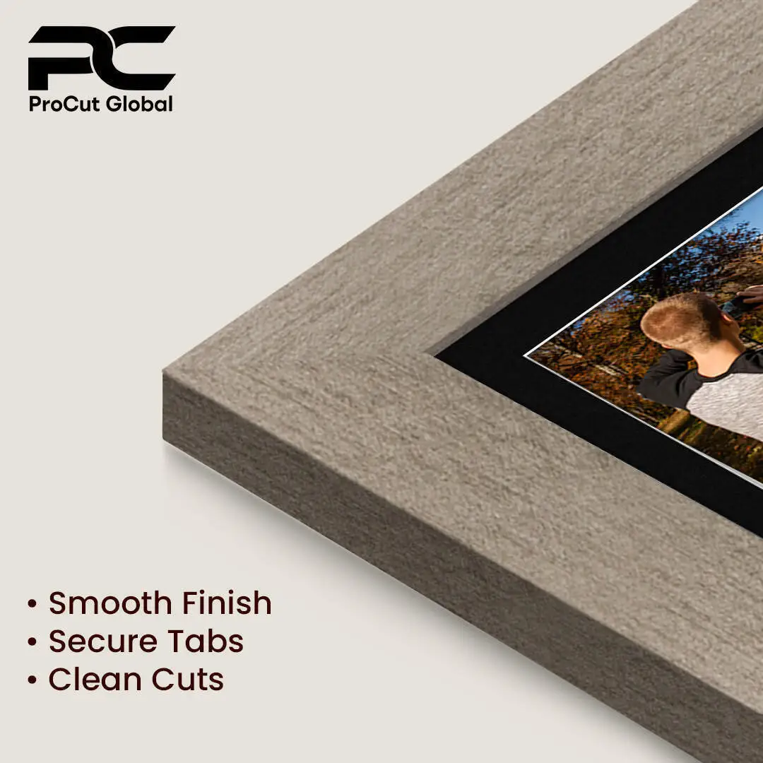20x16" Aluminium Modern Multi Aperture Photo Frame - Fits 7x5" (x2) & 6x4" (x7) Photos | Collage Frame thumbnail 7