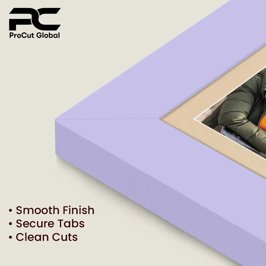 20x16" Modern Purple Multi Aperture Photo Frame - Fits 7x5" (x2) & 6x4" (x7) Photos | Collage Frame thumbnail 7
