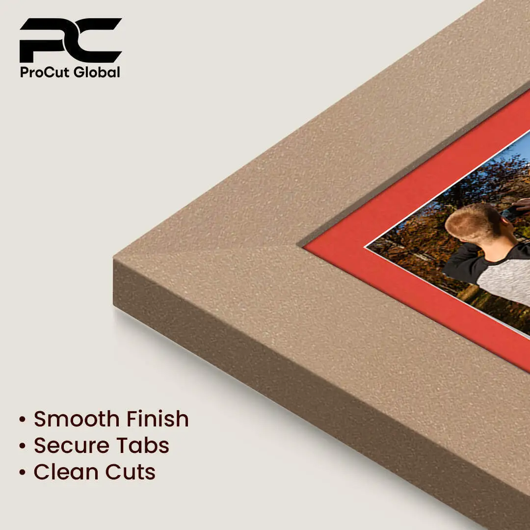 20x16" Modern Rose Gold Multi Aperture Photo Frame - Fits 7x5" (x2) & 6x4" (x7) Photos | Collage Frame thumbnail 7