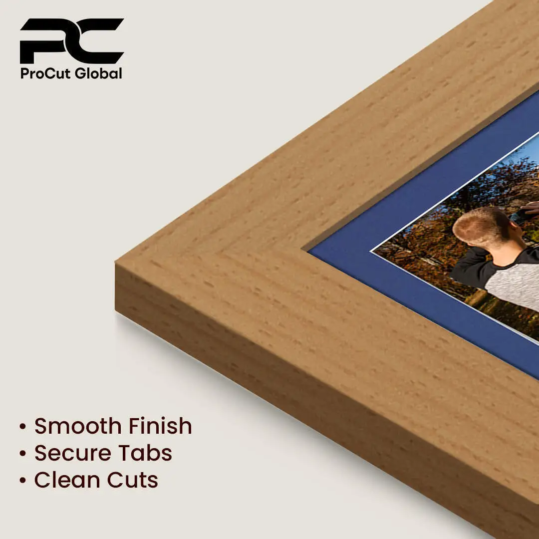 80x70cm Country Pine Modern Multi Aperture Photo Frame - Fits 6x4" (x18) & 4x4" (x2) Photos | Collage Frame thumbnail 7