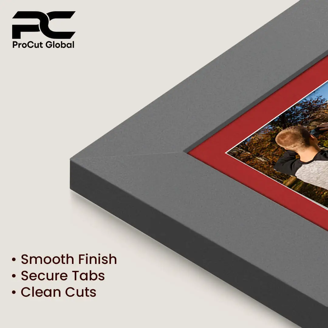 80x70cm Modern Dark Grey Multi Aperture Photo Frame - Fits 6x4" (x18) & 4x4" (x2) Photos | Collage Frame thumbnail 7