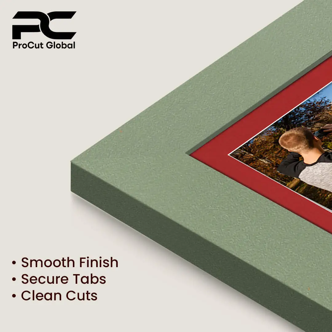 80x70cm Green Modern Multi Aperture Photo Frame - Fits 6x4" (x18) & 4x4" (x2) Photos | Collage Frame thumbnail 7