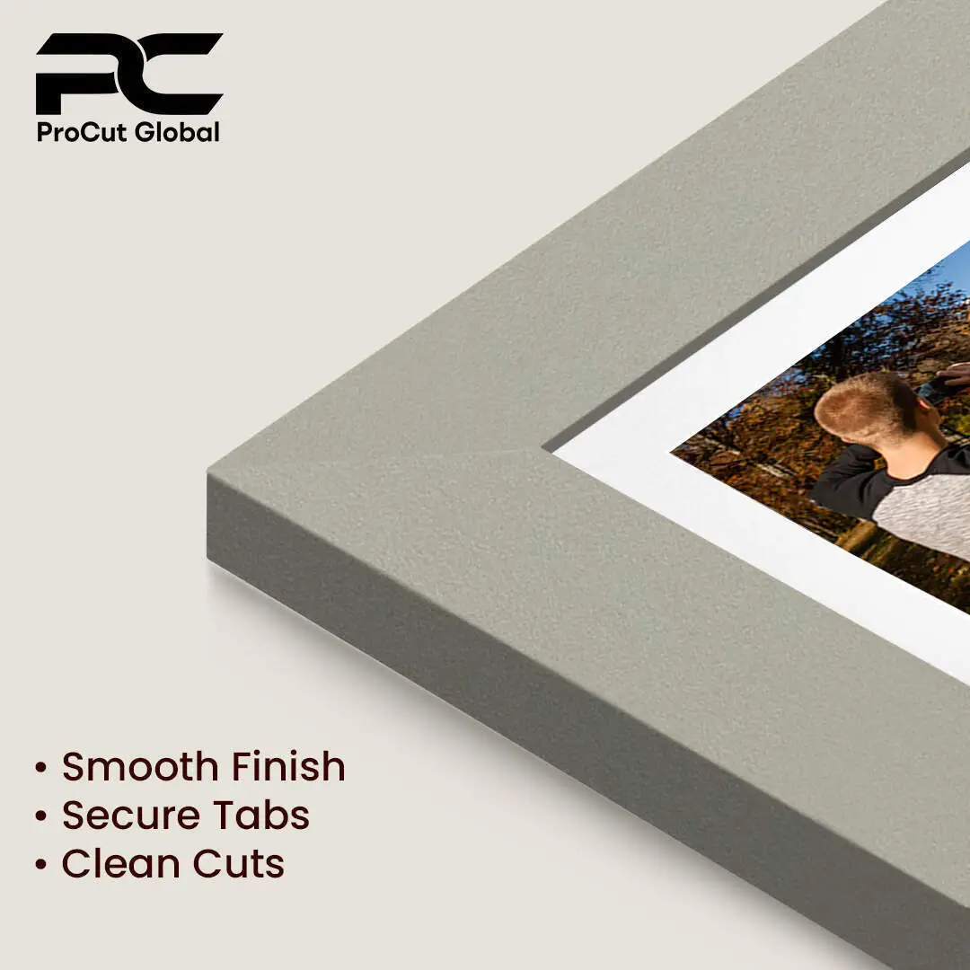 80x70cm Modern Light Grey Multi Aperture Photo Frame - Fits 6x4" (x18) & 4x4" (x2) Photos | Collage Frame thumbnail 7