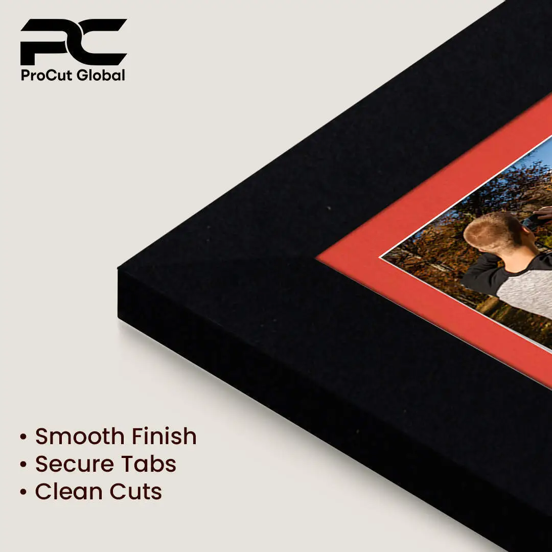 80x70cm Modern Matte Black Multi Aperture Photo Frame - Fits 6x4" (x18) & 4x4" (x2) Photos | Collage Frame thumbnail 7