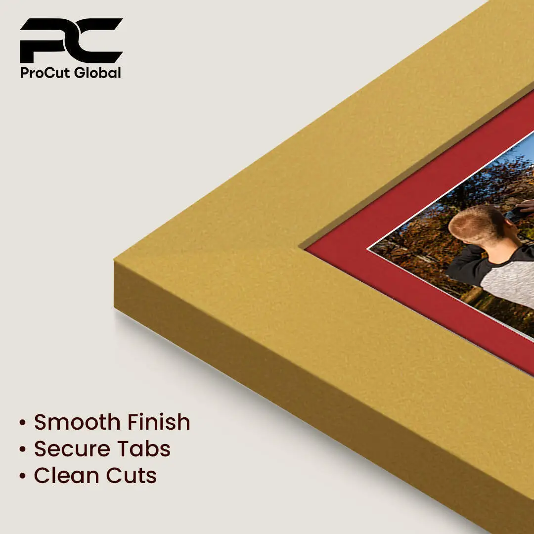 80x70cm Modern Mustard Yellow Multi Aperture Photo Frame - Fits 6x4" (x18) & 4x4" (x2) Photos | Collage Frame thumbnail 7
