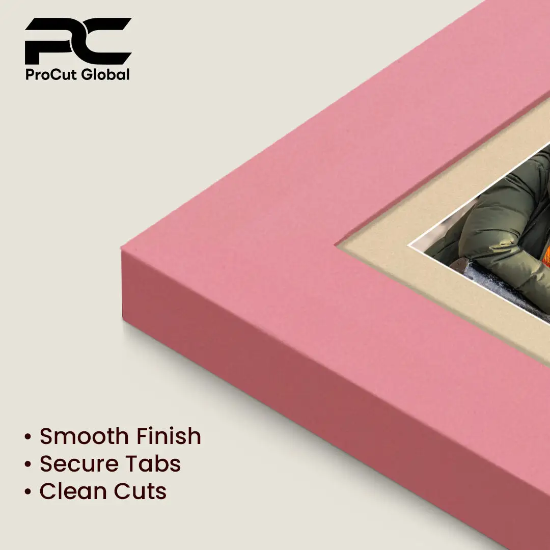 80x70cm Modern Pastel Pink Multi Aperture Photo Frame - Fits 6x4" (x18) & 4x4" (x2) Photos | Collage Frame thumbnail 7