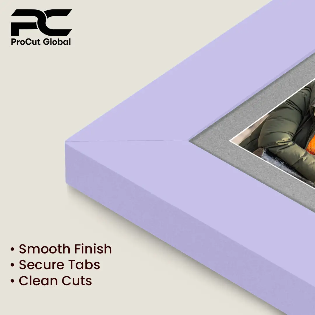 80x70cm Purple Modern Multi Aperture Photo Frame - Fits 6x4" (x18) & 4x4" (x2) Photos | Collage Frame thumbnail 7