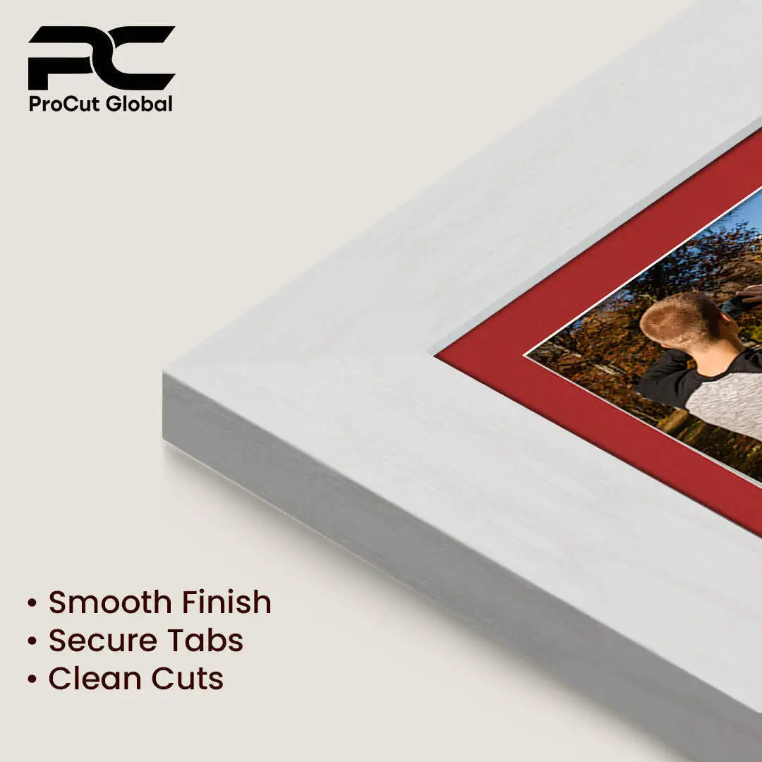 80x70cm Ash White Modern Multi Aperture Photo Frame - Fits 6x4" (x18) & 4x4" (x2) Photos | Collage Frame thumbnail 7