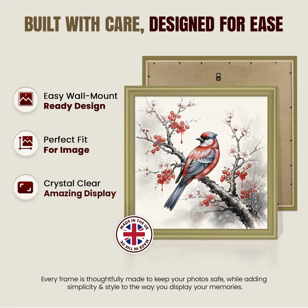 15x15" Classic Gold Picture Frame - Elegant Wall Display For Photos & Artwork thumbnail 7