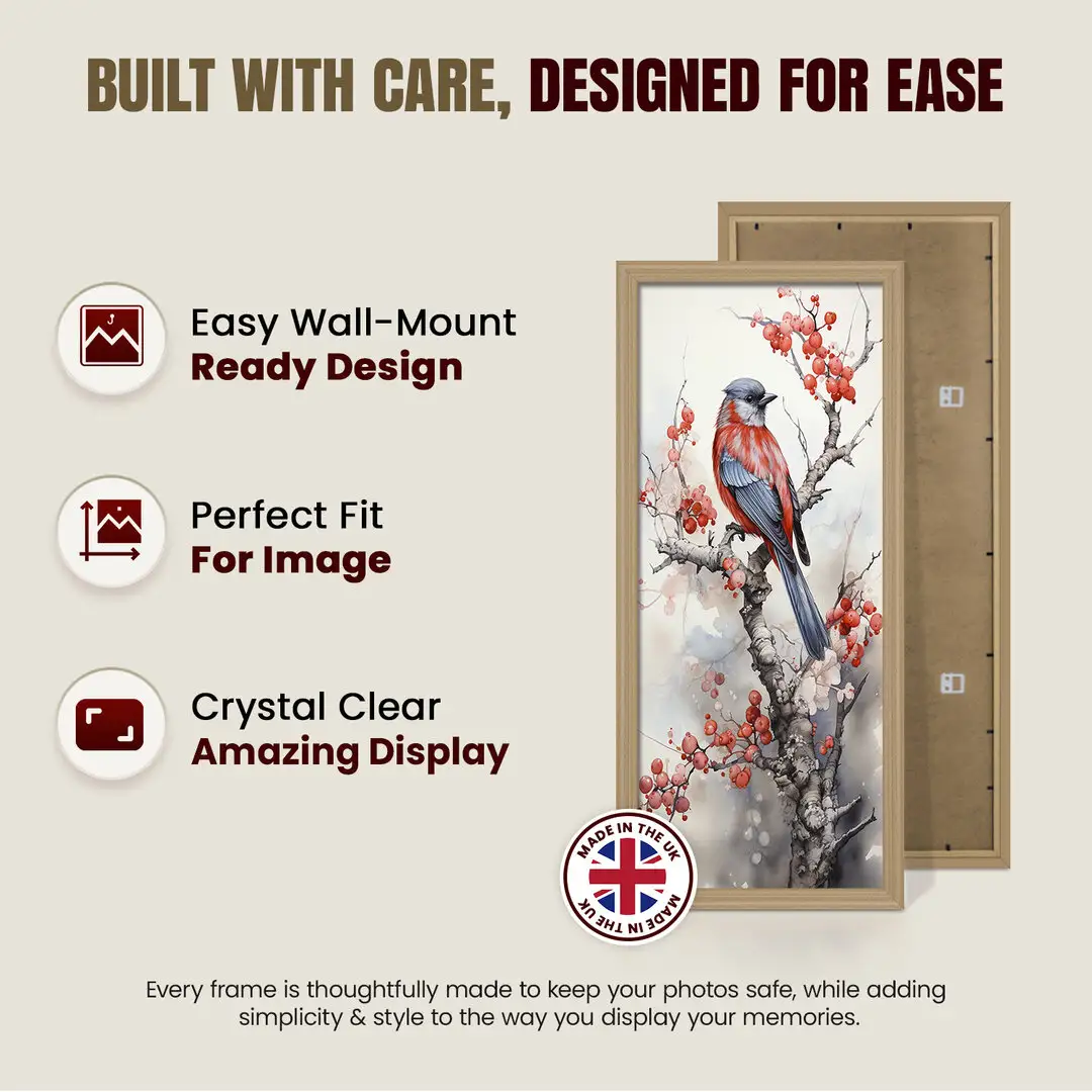 28x10" Classic Country Pine Picture Frame - Elegant Wall Display For Photos & Artwork thumbnail 7