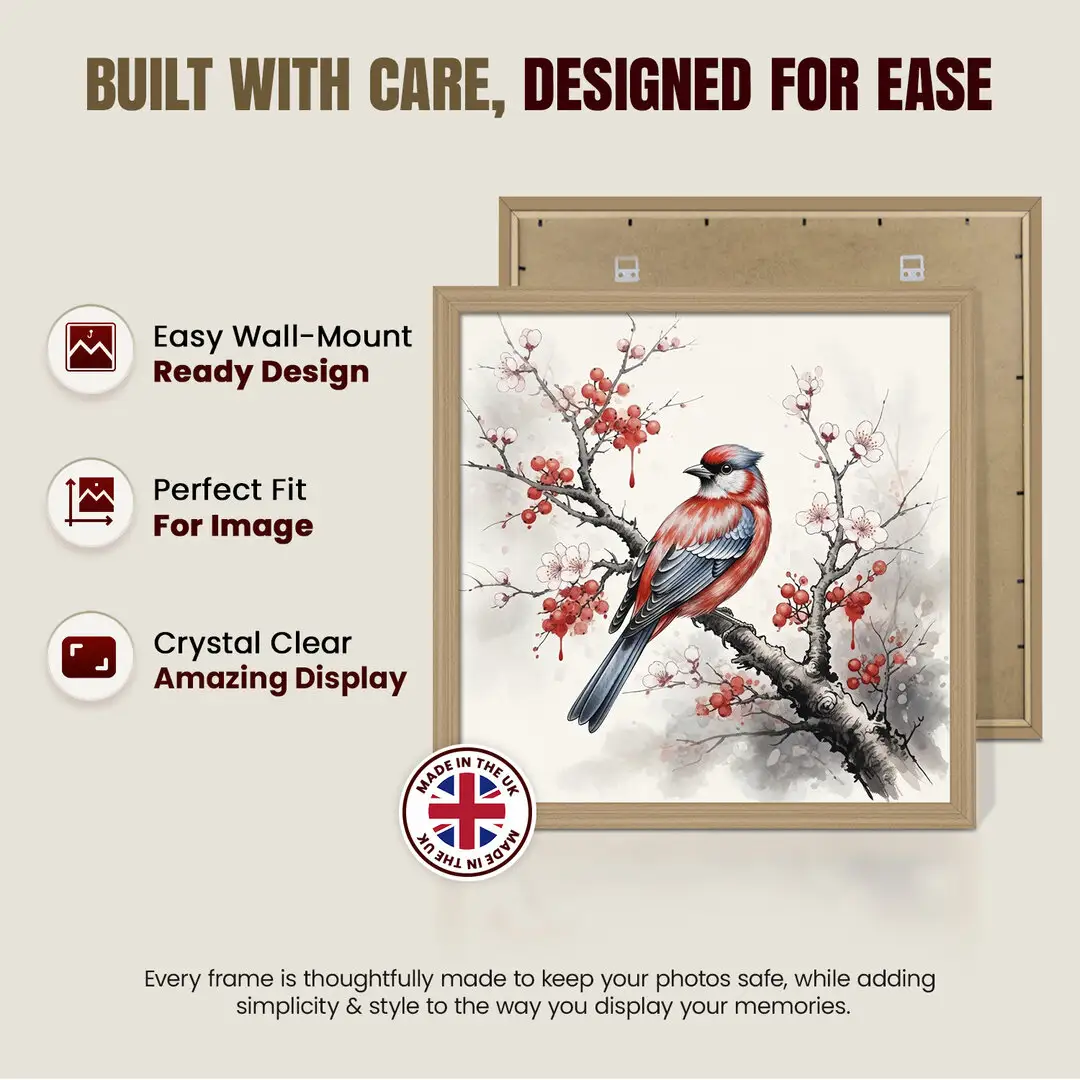 70x70cm Classic Country Pine Picture Frame - Timeless Wall Display For Family Photos & Artwork thumbnail 7