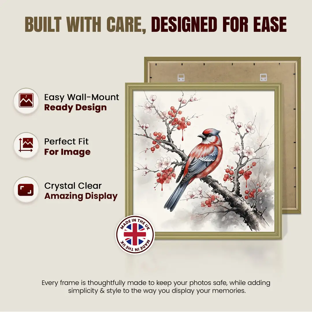 90x90cm Classic Gold Picture Frame - Elegant Wall Display For Photos & Artwork thumbnail 7
